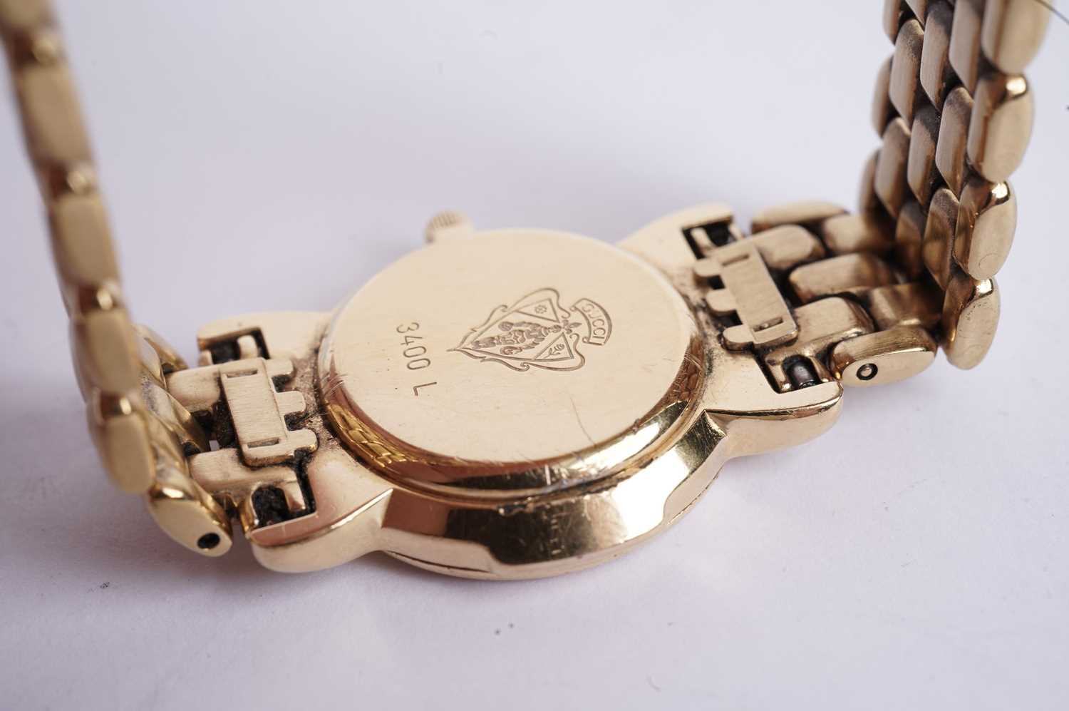A lady's Gucci 3400L series gold plated wristwatch - Image 3 of 5