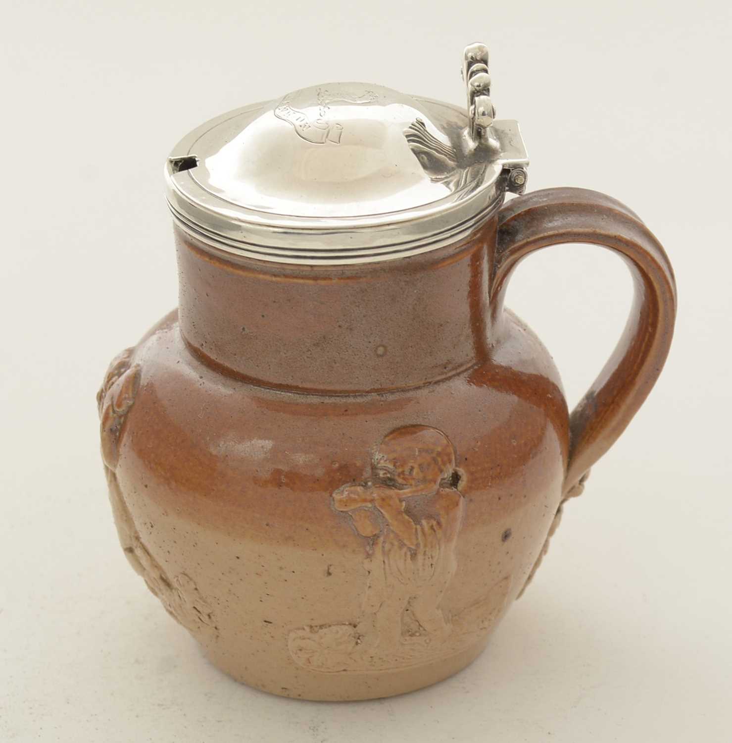 A Victorian Doulton Lambeth stoneware mustard pot - Image 2 of 16