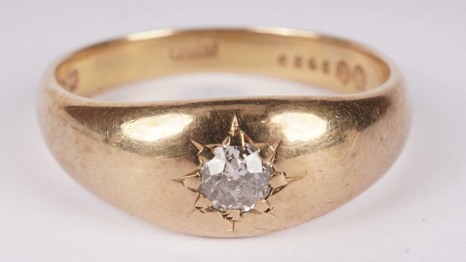 A single stone diamond ring - Image 4 of 4