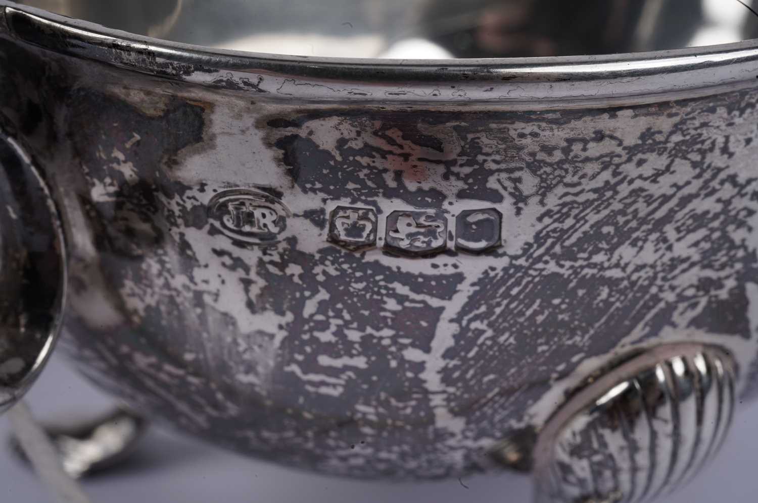 An early 20th Century silver quaich; and a silver sauce boat - Image 5 of 5