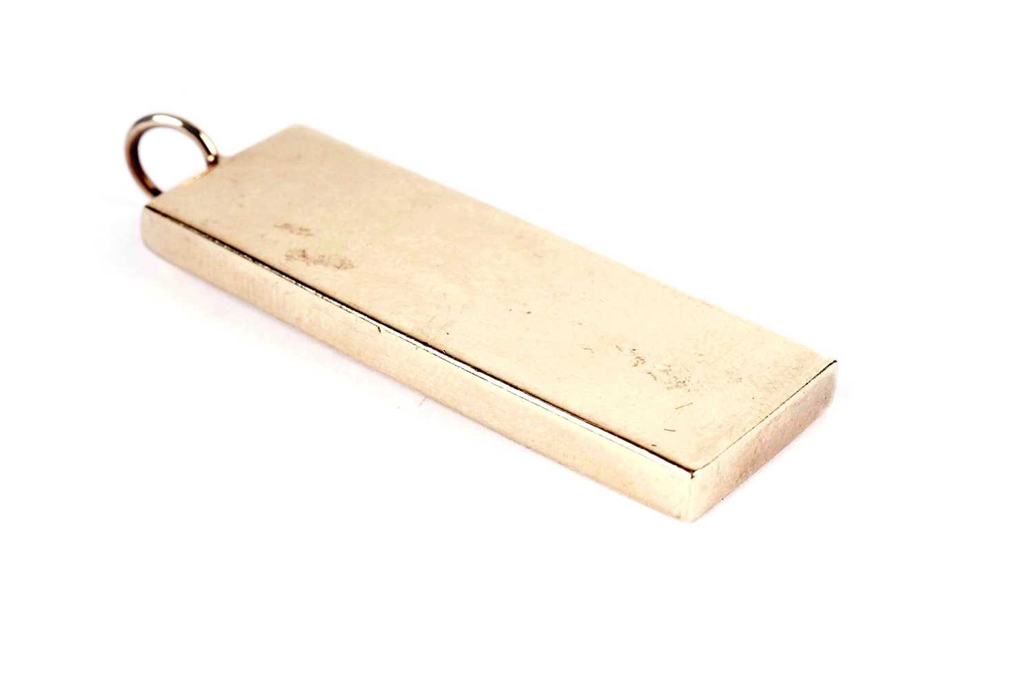 A 9ct yellow gold ingot - Image 4 of 4