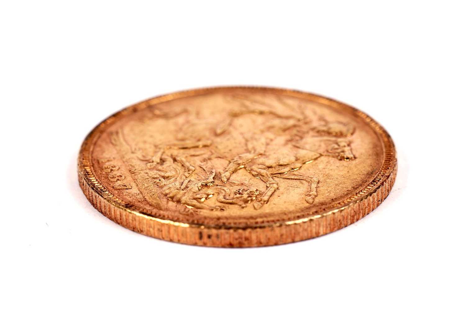 A Queen Victoria gold sovereign - Bild 3 aus 3