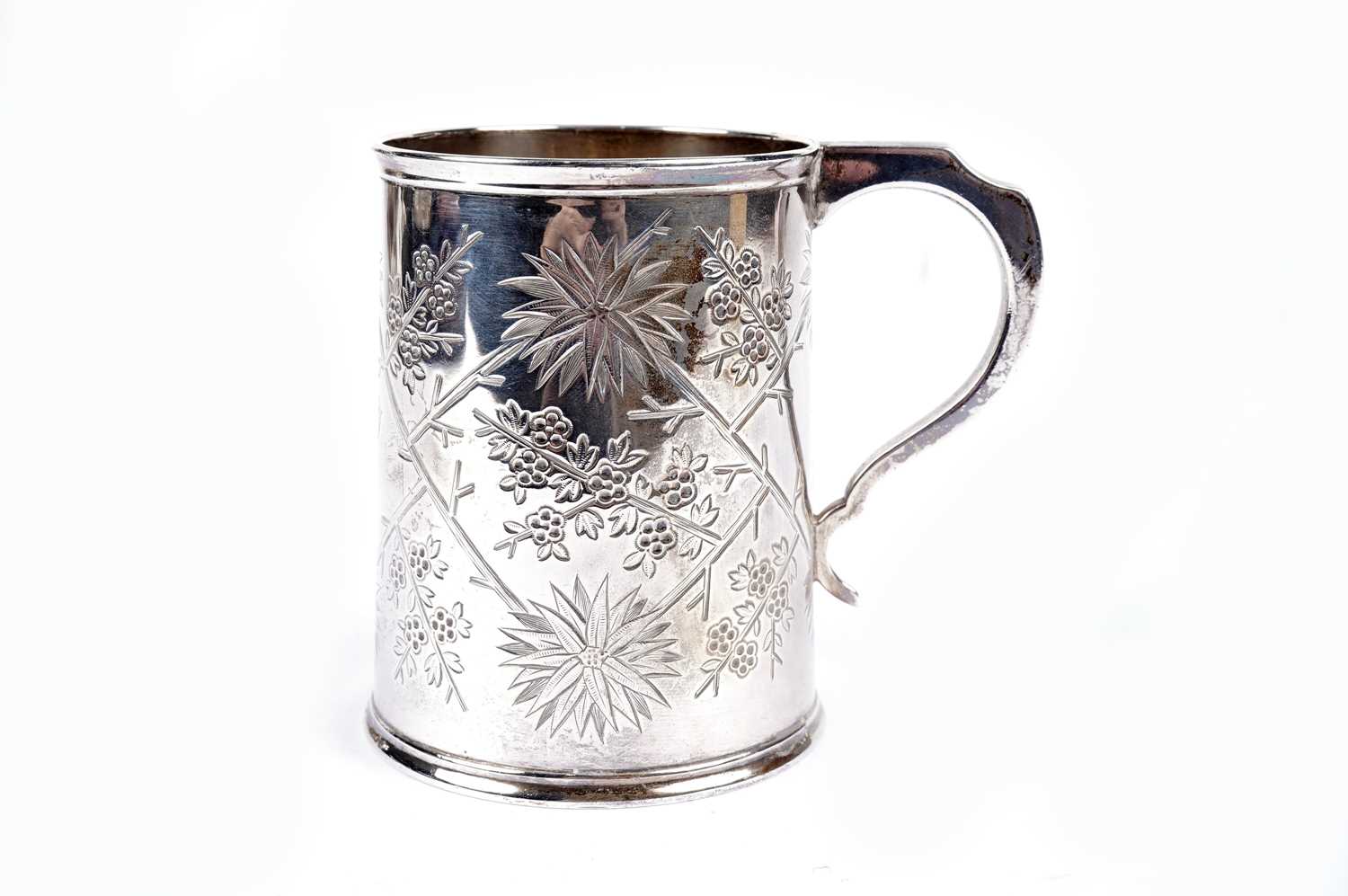 A Victorian silver Christening mug, by Walter & John Barnard