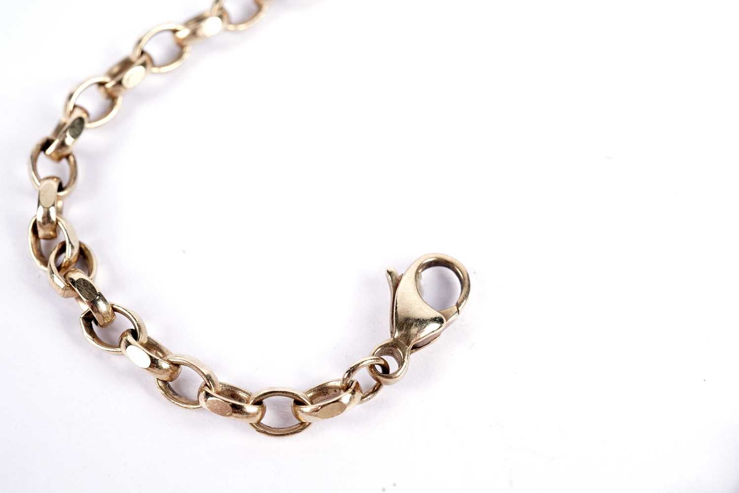 A 9ct yellow gold belcher link chain necklace - Image 3 of 4