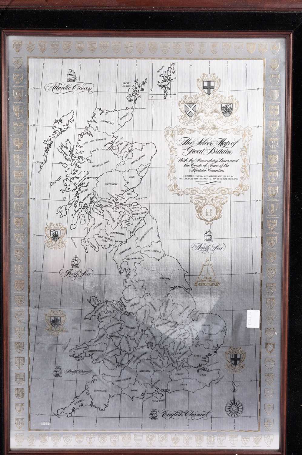 "The Silver Map of Great Britain" limited edition silver map - Image 2 of 5