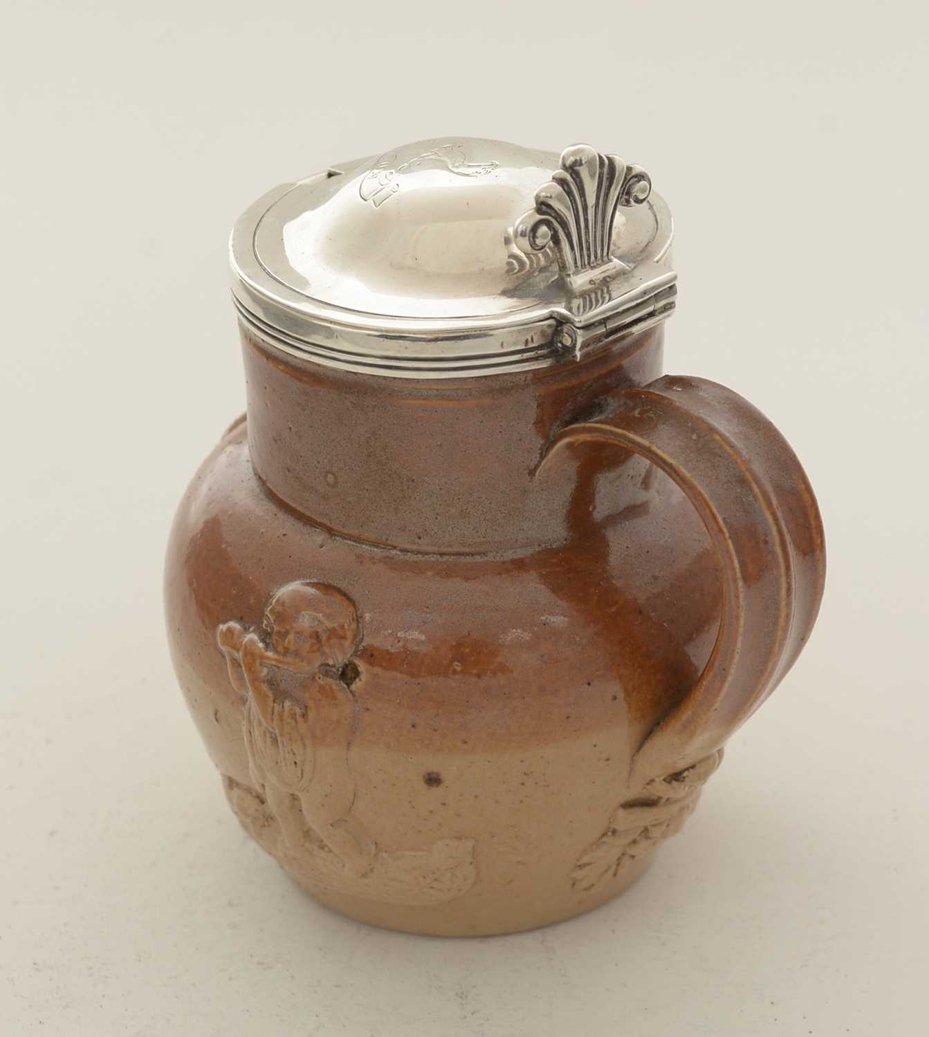 A Victorian Doulton Lambeth stoneware mustard pot - Image 10 of 16