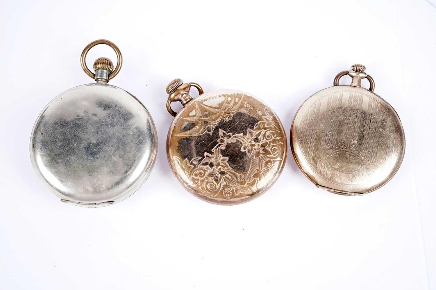 Four open face pocket watches - Image 6 of 6