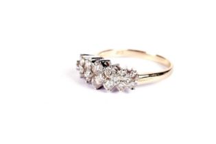 A diamond dress ring