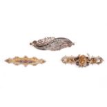 Victorian and Edwardian bar brooches