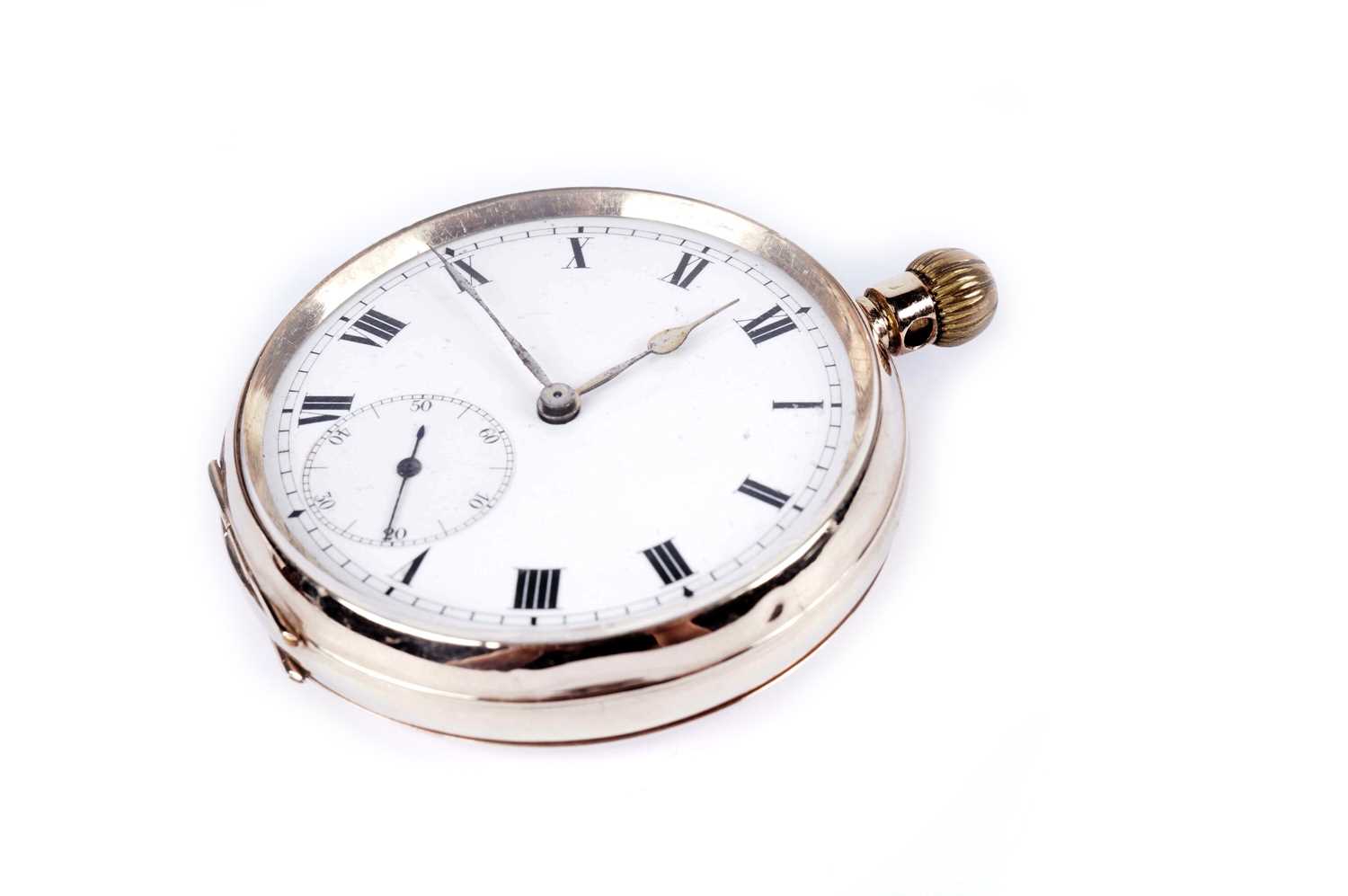 A 9ct gold cased open-faced pocket watch - Image 2 of 10