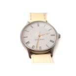 Georg Jensen: a stainless steel cased quartz wristwatch