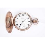 A Waltham 9ct gold cased full hunter pocket watch