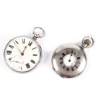 Two Victorian silver pocket watches