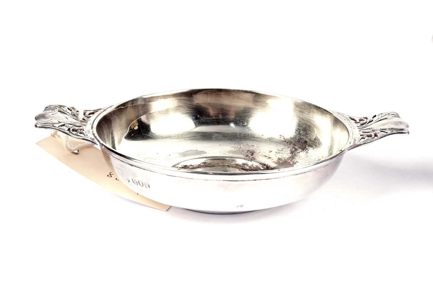 An early 20th Century silver quaich; and a silver sauce boat - Image 3 of 5