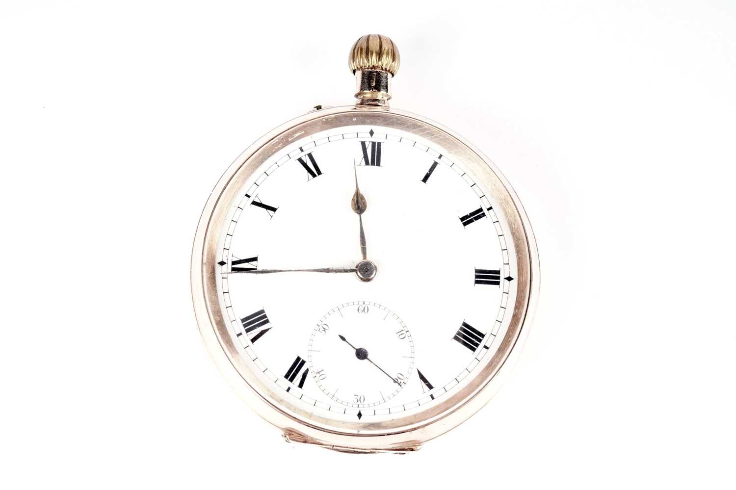 A 9ct gold cased open-faced pocket watch