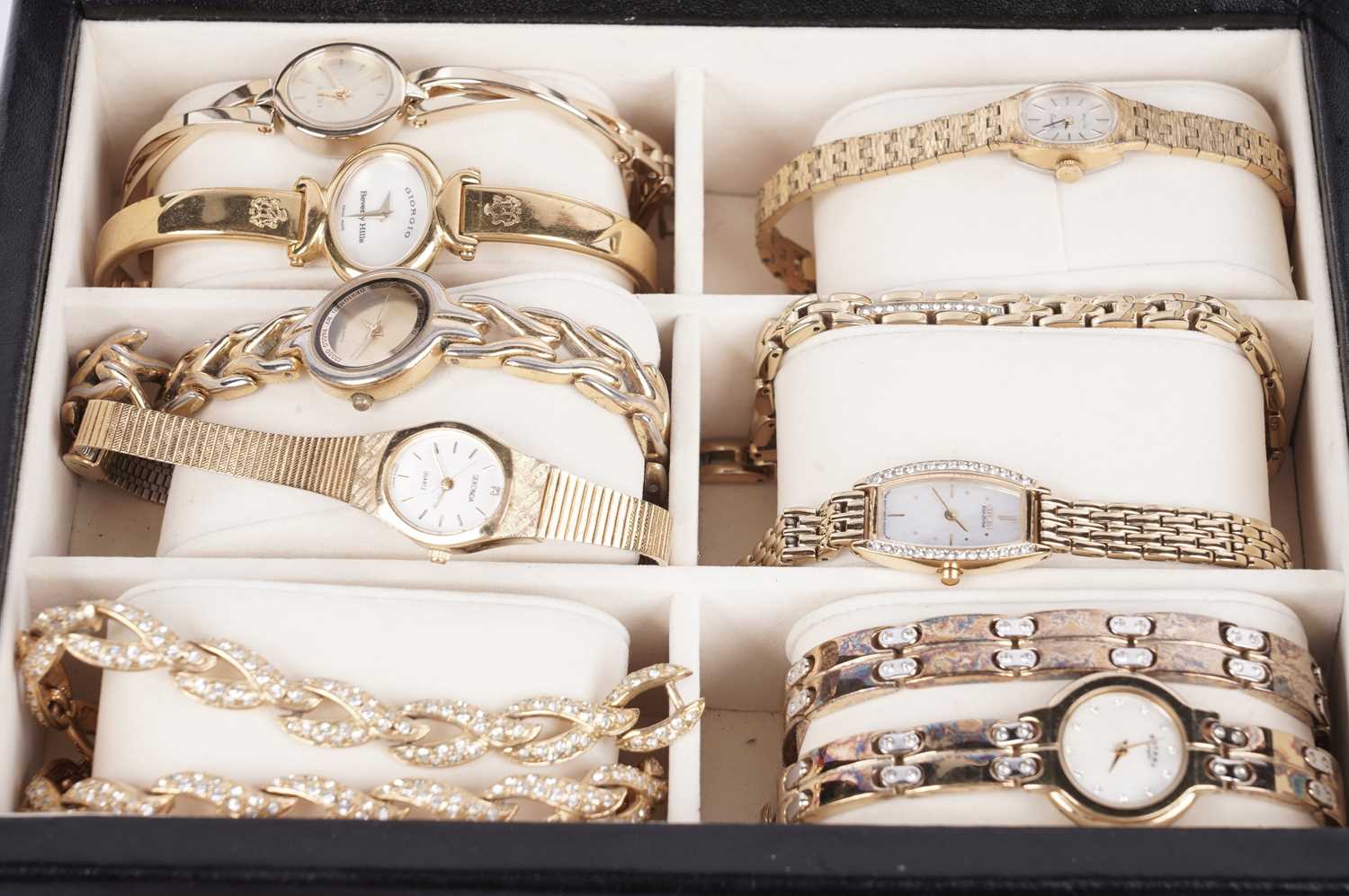 A collection of costume jewellery, cocktail watches and wristwatches - Image 5 of 6