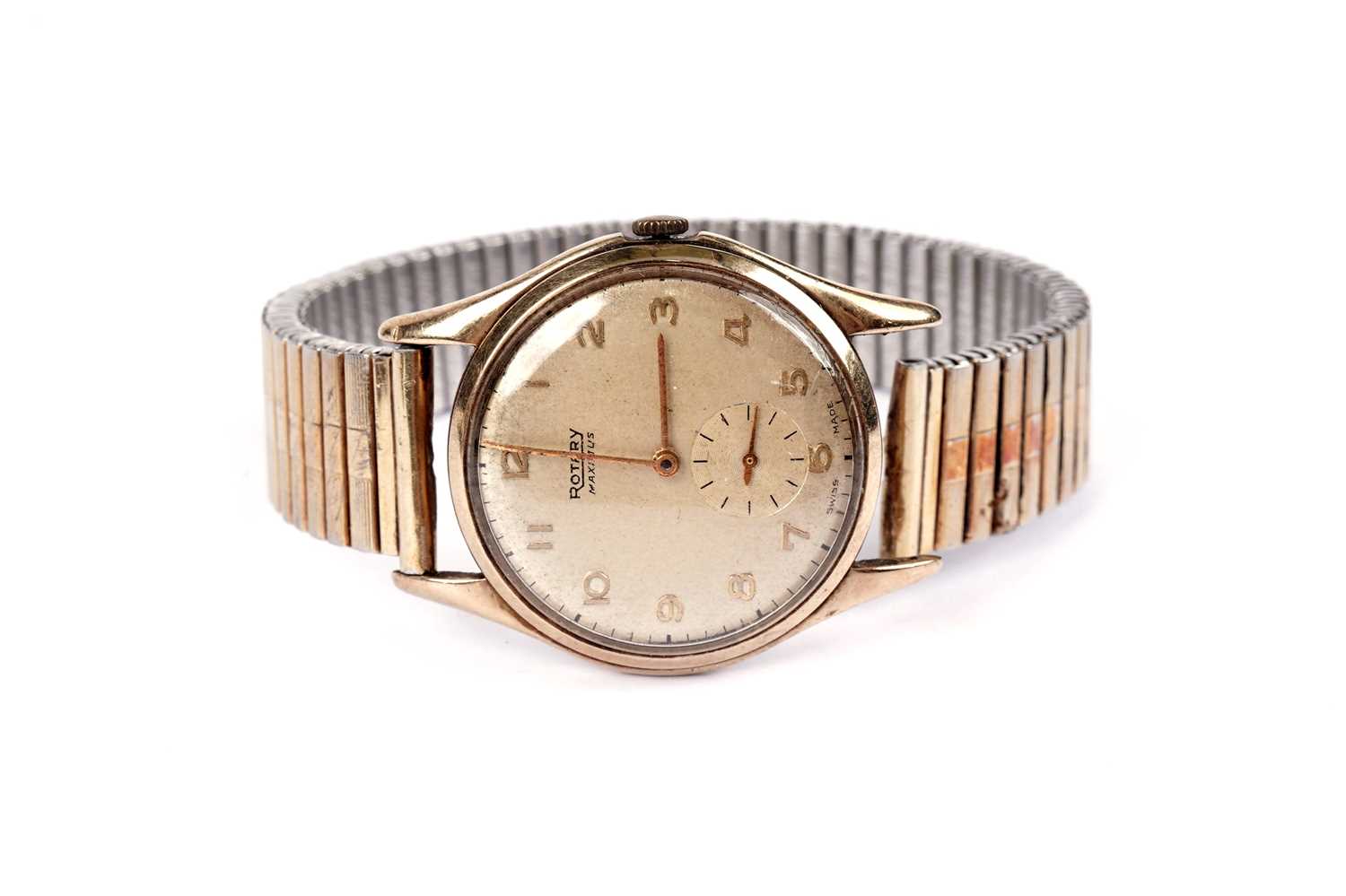 A Rotary Maximus 9ct gold cased wristwatch