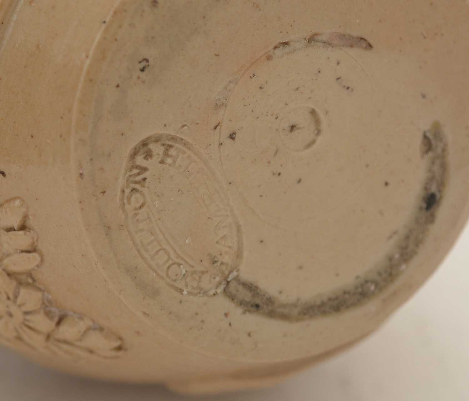 A Victorian Doulton Lambeth stoneware mustard pot - Image 11 of 16