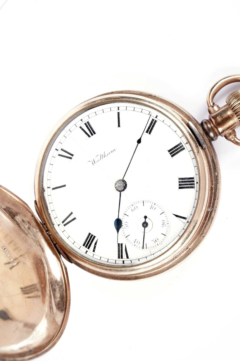 A Waltham 9ct gold cased full hunter pocket watch - Image 3 of 3