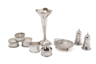 A selection of silver items