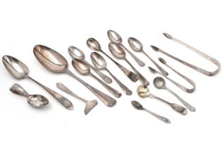 A selection of Georgian and other spoons