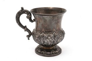 A William IV silver christening mug, by Edward Barnard & Sons