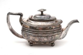 A George III silver teapot, by William Sumner I