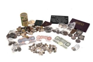 Bank notes and coins