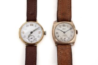 Wristwatches by Longines and Elco