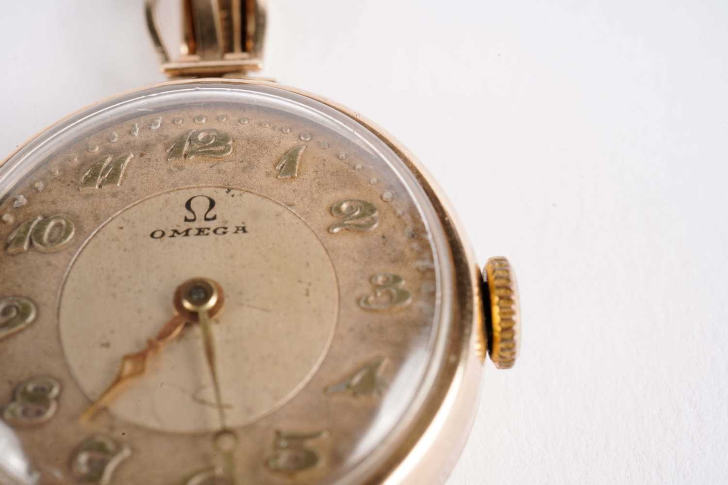 A gold Art Deco Omega cocktail watch - Image 6 of 7