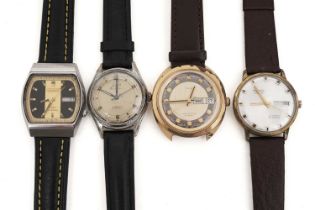 Four automatic wristwatches