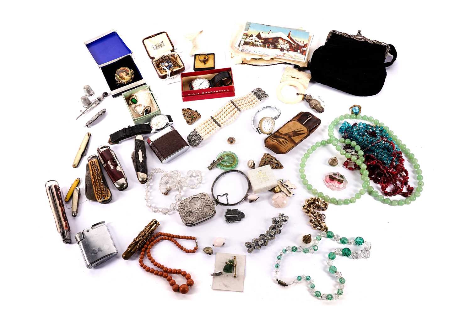 A selection of jewellery and accessories