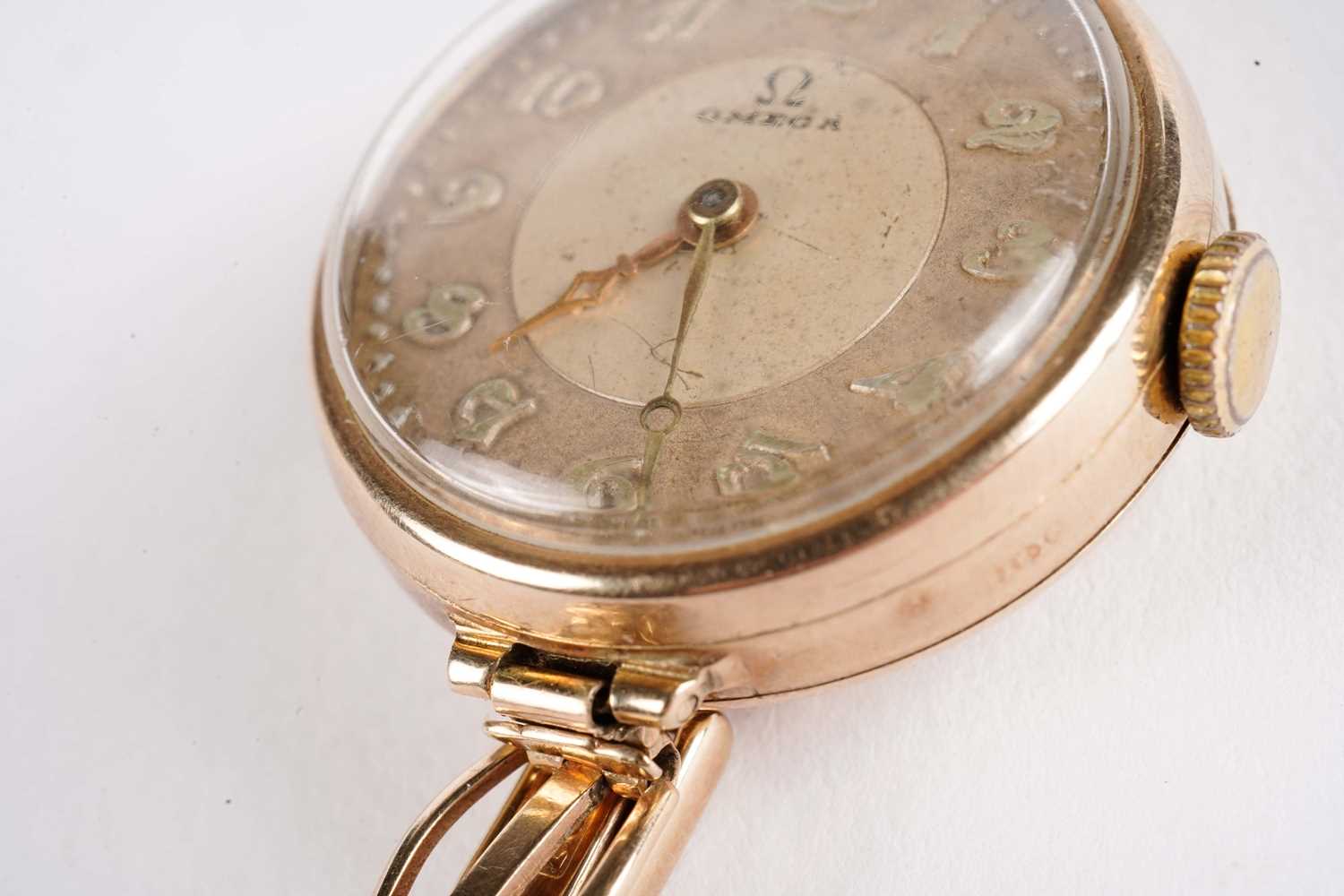 A gold Art Deco Omega cocktail watch - Image 4 of 7