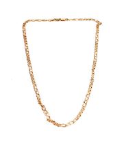 A 9ct yellow gold chain necklace