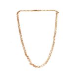 A 9ct yellow gold chain necklace