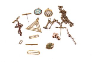 Victorian Masonic ephemera and other items