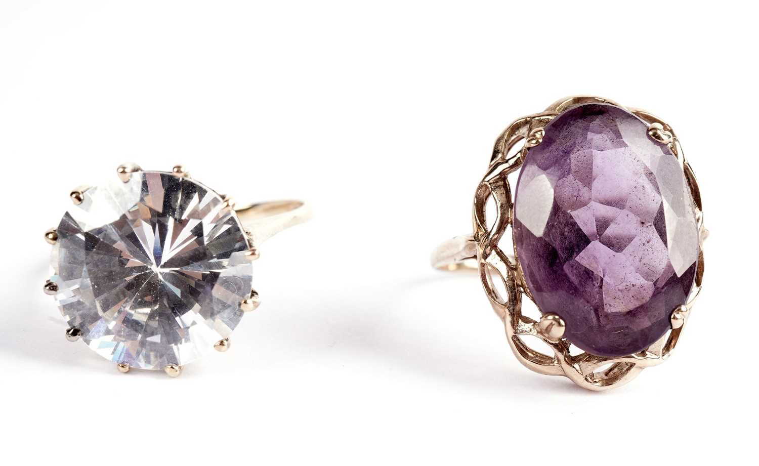 Two dress rings