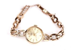 A 9ct gold cased Tudor Royal cocktail watch