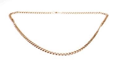 A 9ct yellow gold chain necklace