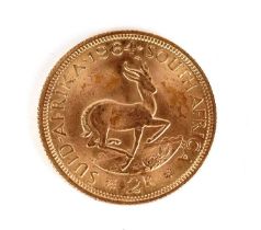 A South African 2 Rand gold coin