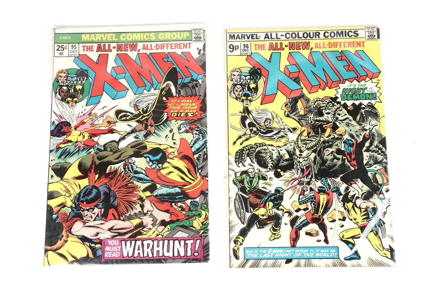 The Uncanny X-Men No’s. 95, and 96 by Marvel Comics