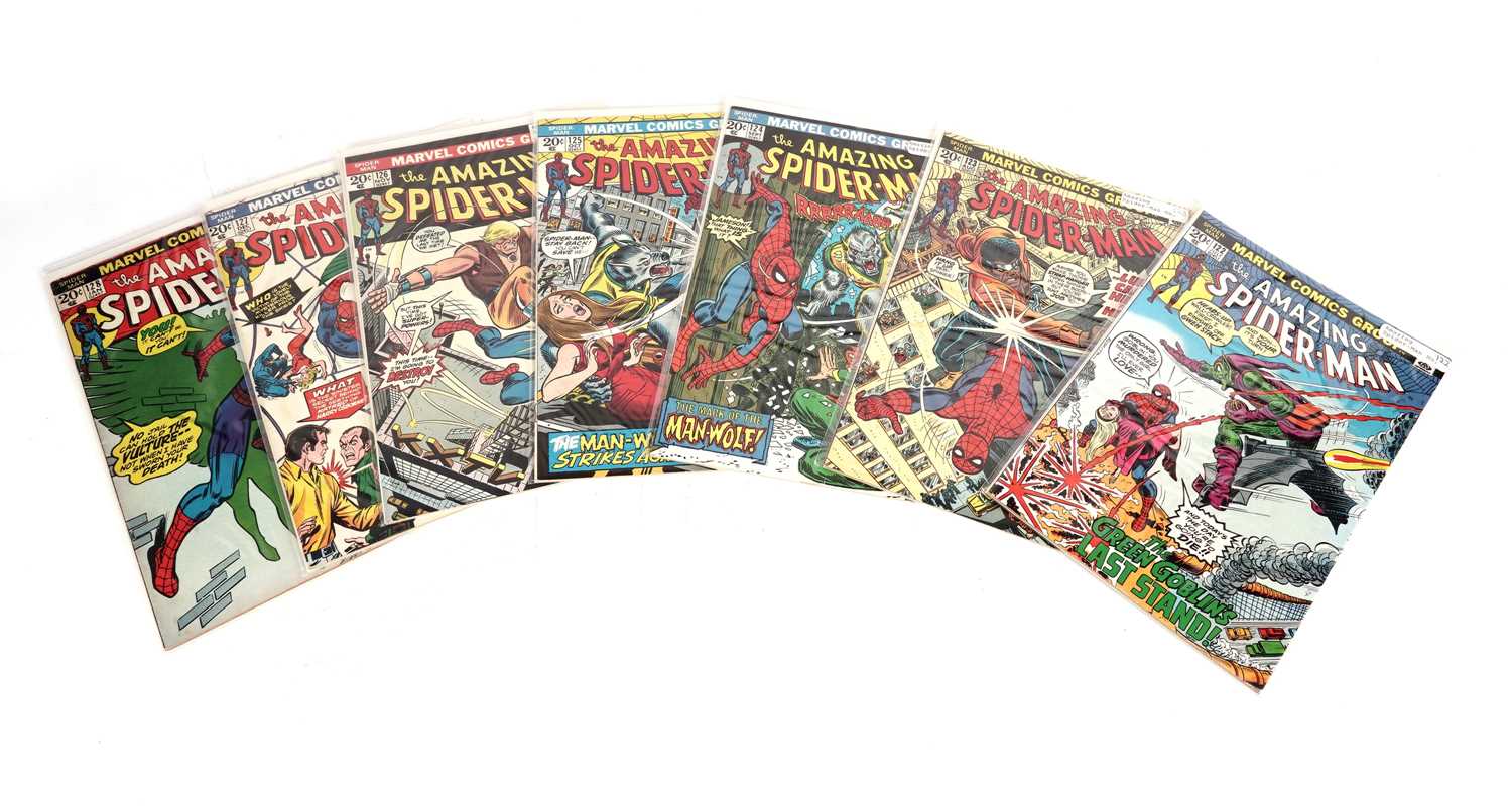 The Amazing Spider-Man No's. 122-128 by Marvel Comics