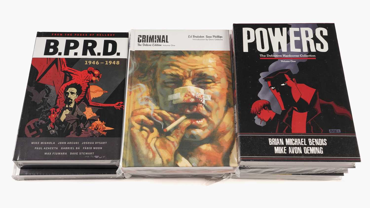 Graphic novels and albums in hardback