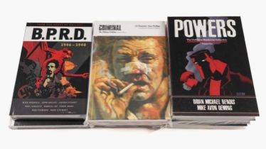 Graphic novels and albums in hardback