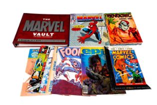 Magazines and books by Marvel and other publishers