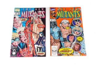 The New Mutants (First Series) No's. 87 and 98 by Marvel Comics