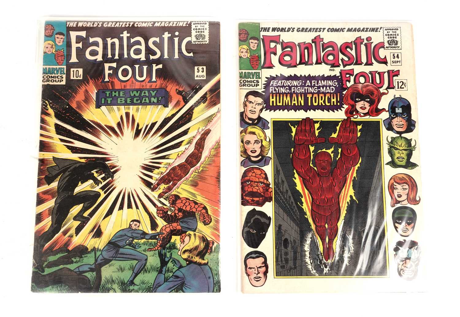 The Fantastic Four No's. 53 and 54 by Marvel Comics