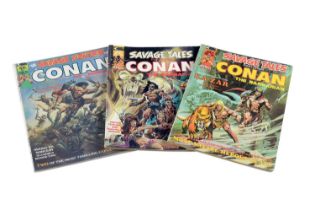 Conan magazines by Marvel/Curtis