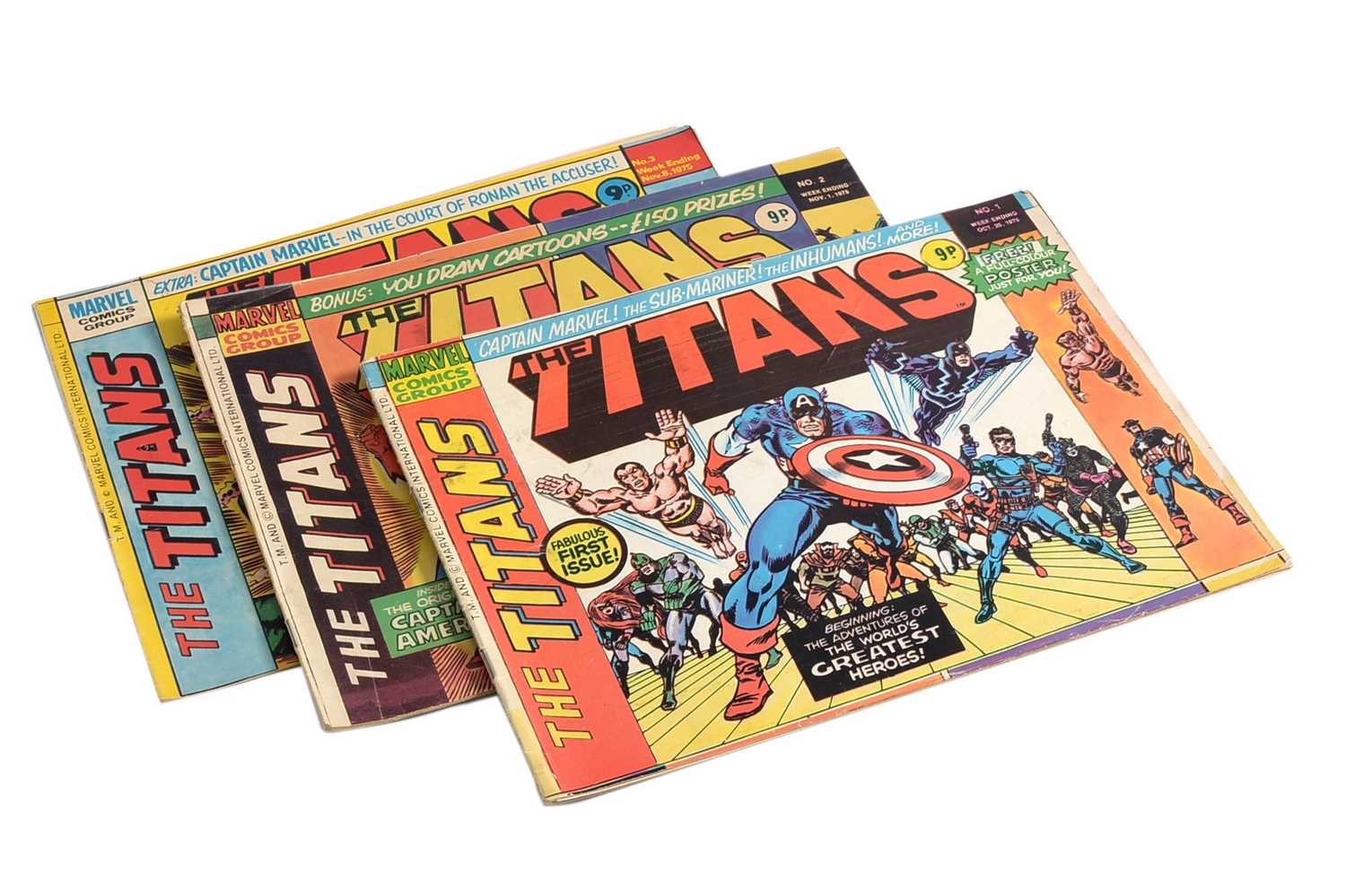 The Titans by British Marvel comics