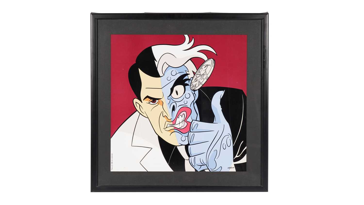 Warner Brothers Studios - Two Face | limited edition continuous tone lithograph